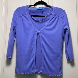 FRESH PRODUCE 2 Piece Set Perwinkle Sz XSM/S